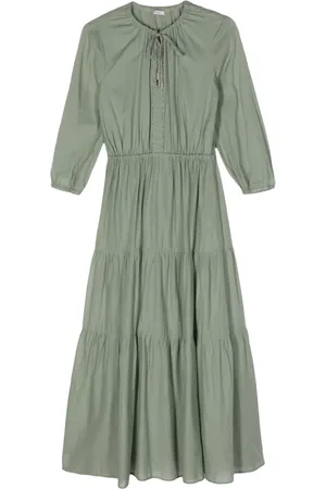 PESERICO SIGN Maxikleid mit Schleifenverschluss