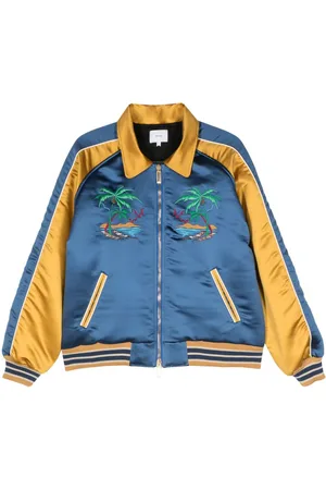 Rhude Bomberjacke in Colour-Block-Optik