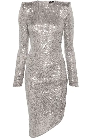 Elisabetta Franchi Asymmetrisches Paillettenkleid