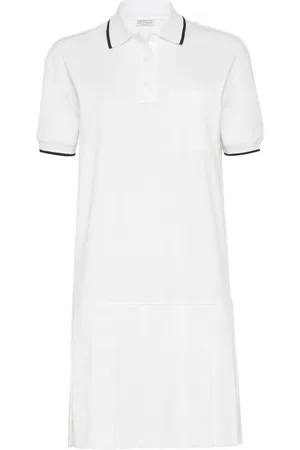 Brunello Cucinelli Minikleid mit Streifen