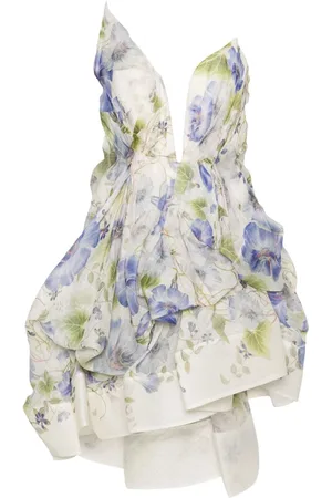 ZIMMERMANN Nautra Draped Minikleid
