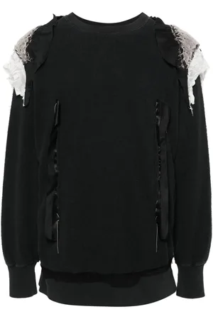 Maison Margiela Patchwork-Swatshirt aus Frottee