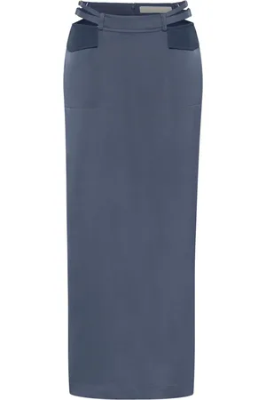 DION LEE Crepe-Maxirock