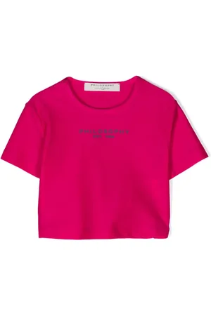 PHILOSOPHY DI LORENZO SERAFINI T-Shirt im Metallic-Look mit Logo-Print