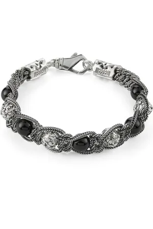 EMANUELE BICOCCHI Arabesque Shamballa Silberarmband