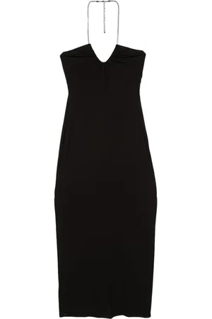 Michael Kors Neckholder-Kleid mit Raffungen