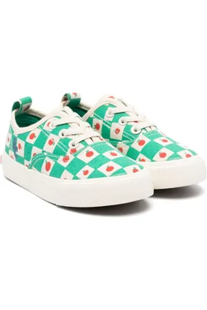Bobo Choses Karierte Sneakers mit Tomaten-Print