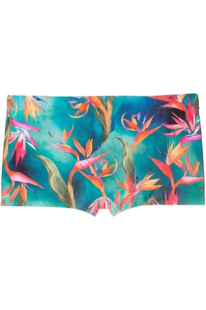Lygia & Nanny Badeshorts mit Strelitzien-Print