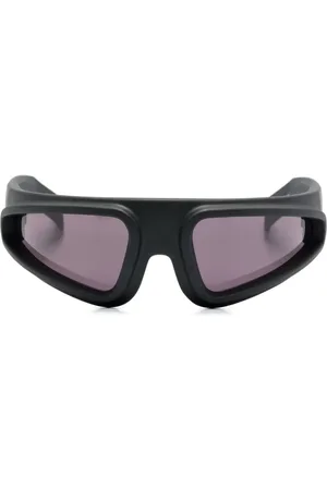 Rick Owens Sonnenbrille im Biker-Look