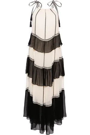ULLA JOHNSON Delilah Midikleid aus Seide