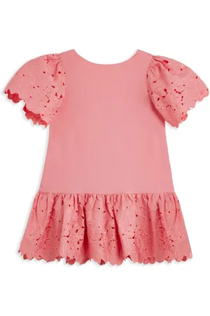 Tartine Et Chocolat Kleid mit Lochstickerei