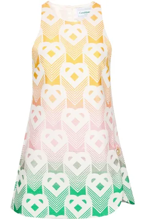 Casablanca Jacquard-Minikleid mit Farbverlauf