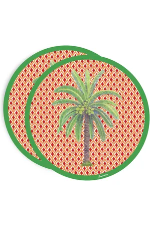 LISA CORTI Set aus zwei Masonite Hima Palm Tischsets