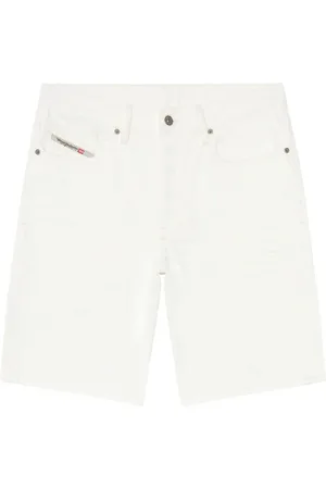 Diesel Jeans-Shorts mit geradem Bein