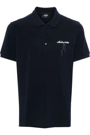 Fendi Poloshirt mit Logo-Stickerei