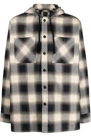 Givenchy Kariertes Hemd mit Kapuze