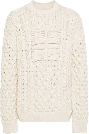 Givenchy 4G Pullover mit Zopfmuster