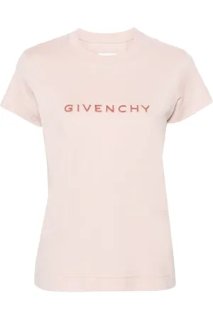 Givenchy T-Shirt mit geflocktem Logo