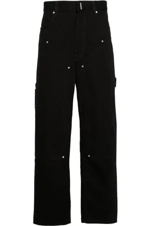 Givenchy Weite Carpenter-Jeans mit Logo-Schild