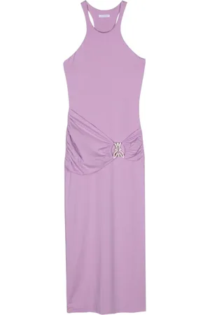 Patrizia Pepe Maxikleid mit Fliegen-Applikation