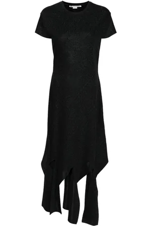 Stella McCartney Geripptes Midikleid