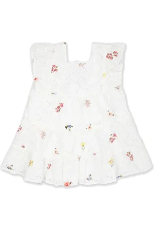 Tartine Et Chocolat Kleid mit Lochstickerei