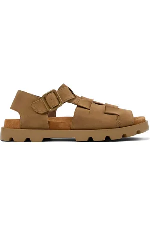 Camper Brutus Wildledersandalen mit Schnalle