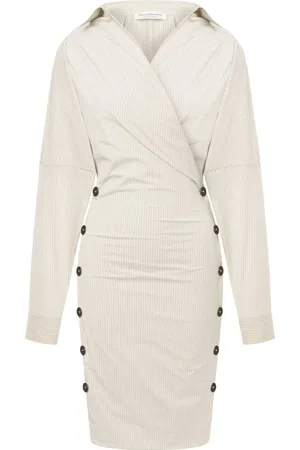 Serafini Kleid mit Nadelstreifen
