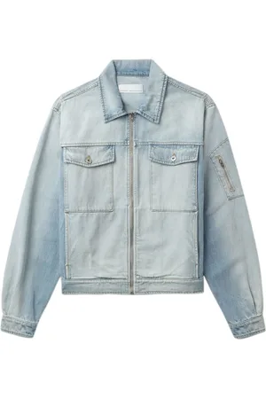 Random Identities Jeansjacke mit Reißverschluss