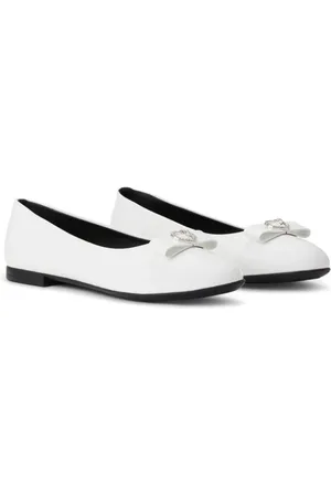 VERSACE Ribbon Heart Medusa Ballerinas