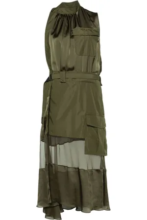 SACAI Kleid mit Einsätzen