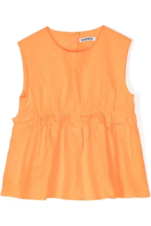 Kindred Bio-Baumwoll-Bluse mit Rüschenbesatz