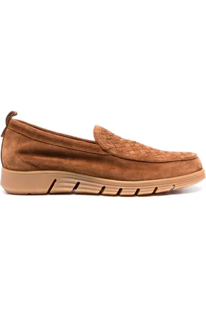 Etro Loafer mit gewebtem Einsatz