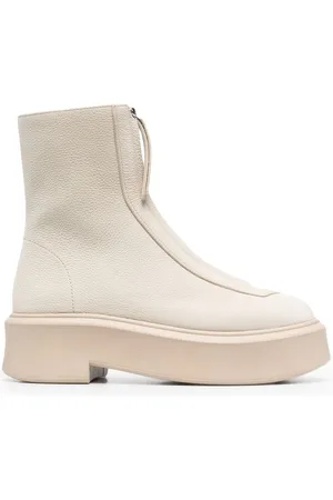 The Row Lederstiefel mit breiter Sohle
