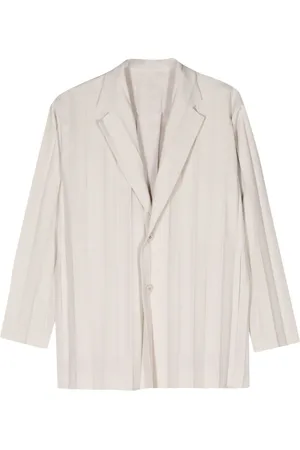 Issey Miyake Einreihiges Edge Ensemble Sakko