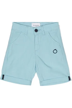 Trussardi Chino-Shorts mit Logo-Stickerei