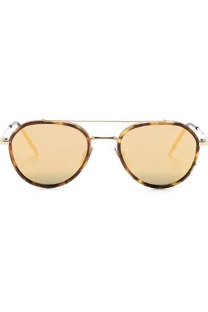 Thom Browne Getönte Pilotenbrille