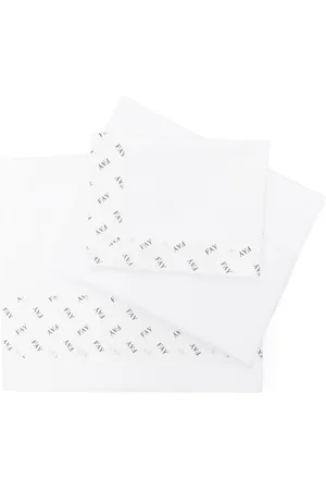 FAY Laken mit Logo-Print (2er-Set)