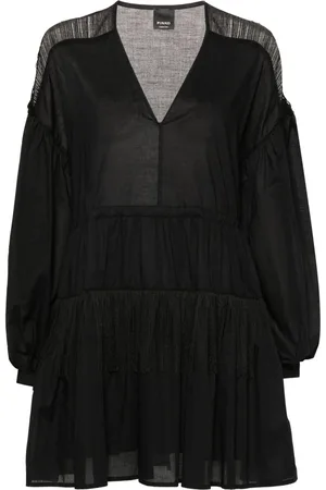 Pinko Ausgestelltes Minikleid mit Fransen