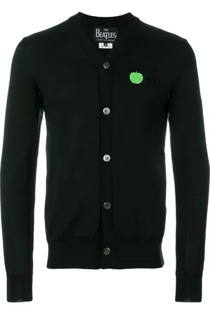 Comme des Garçons Cardigan mit aufgesticktem Apfel