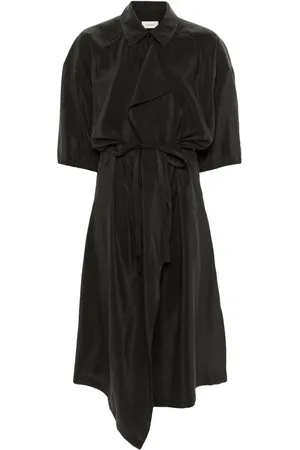 LEMAIRE Midikleid mit kurzen Ärmeln