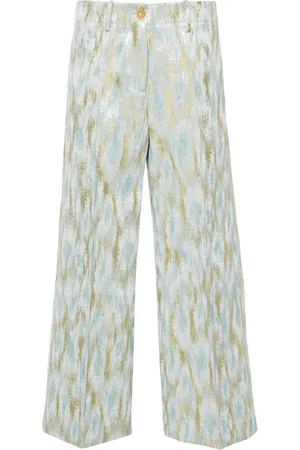 ERIKA CAVALLINI Cropped-Hose mit weitem Bein