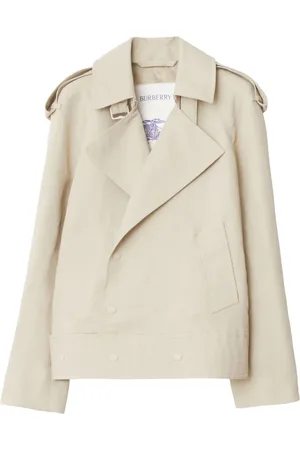 Burberry Jacke aus Canvas mit versetztem Verschluss