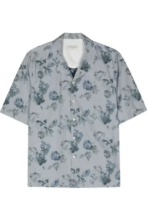 OFFICINE GENERALE Hemd mit Blumen-Print