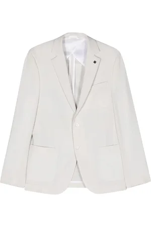 Karl Lagerfeld Einreihiges Seersucker-Sakko