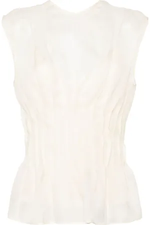 Khaite Semi-transparente Westin Seidenbluse
