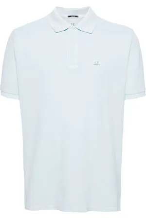 C.P. Company Poloshirt mit Logo-Stickerei