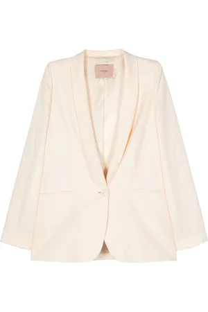 Twin-Set Einreihiger Blazer mit Schalrevers