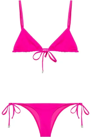 The Attico Bikini mit Schleifenverschluss