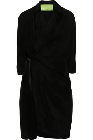 GAUGE81 Miya Wickelkleid aus Seide